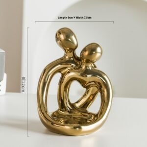 Ceramic Couple Candlestick – Modern Nordic Suit & Retro Aromatherapy Candle Cup Ornaments