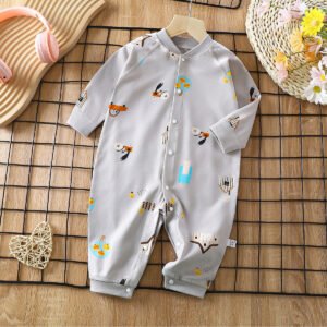 Baby Cotton Jumpsuit – Soft & Breathable One-Piece Outfit for Infants