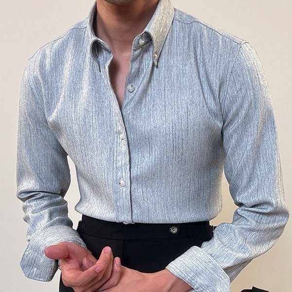 Classic Long Sleeve Shirt for Men – Versatile & Comfortable