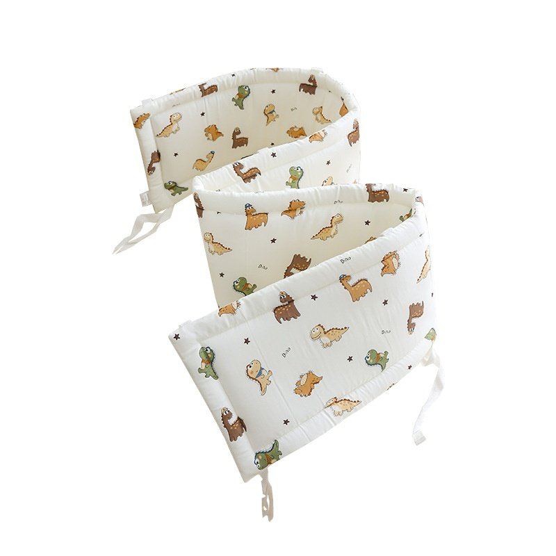 Cotton Breathable Anti-Collision Buffer Soft Bag - One-Piece Baby Bed Enclosure for Safety