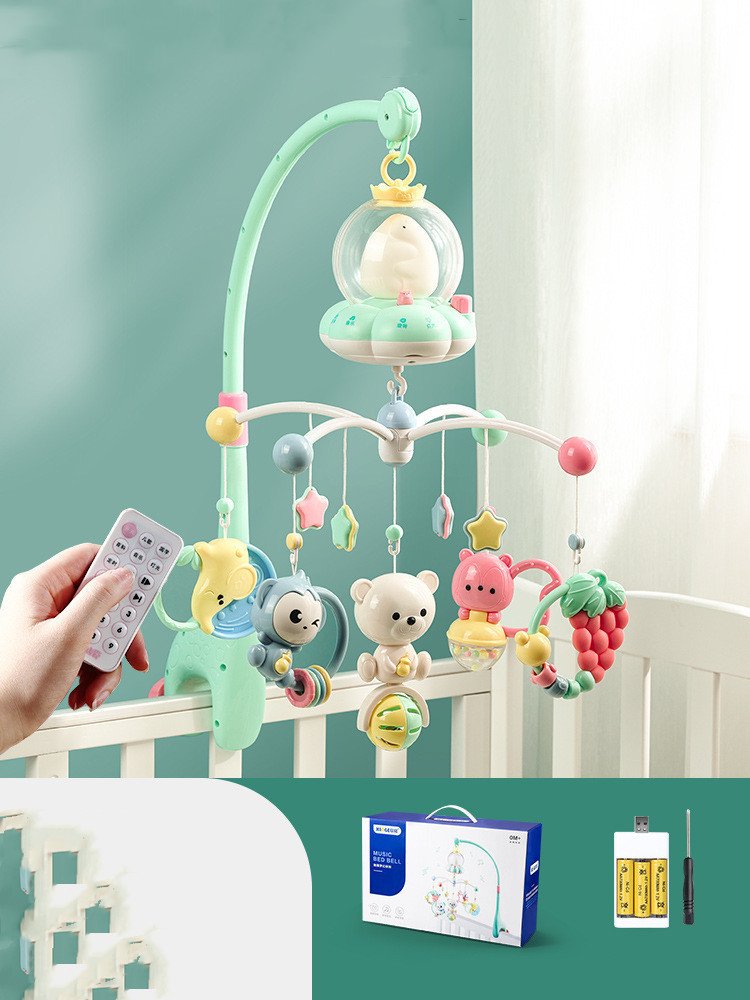 Baby Toy Bedside Comfort - Rotating Hanging Bed Bell for Soothing Nursery Sound