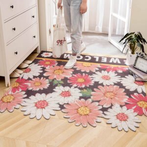 Home Fashion PVC Floor Mats – Stylish Entry Carpet for Durability & Comfort