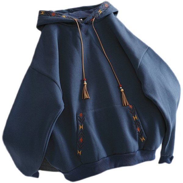 Hooded Style Loose All-Matching Top - Casual & Versatile Fashion