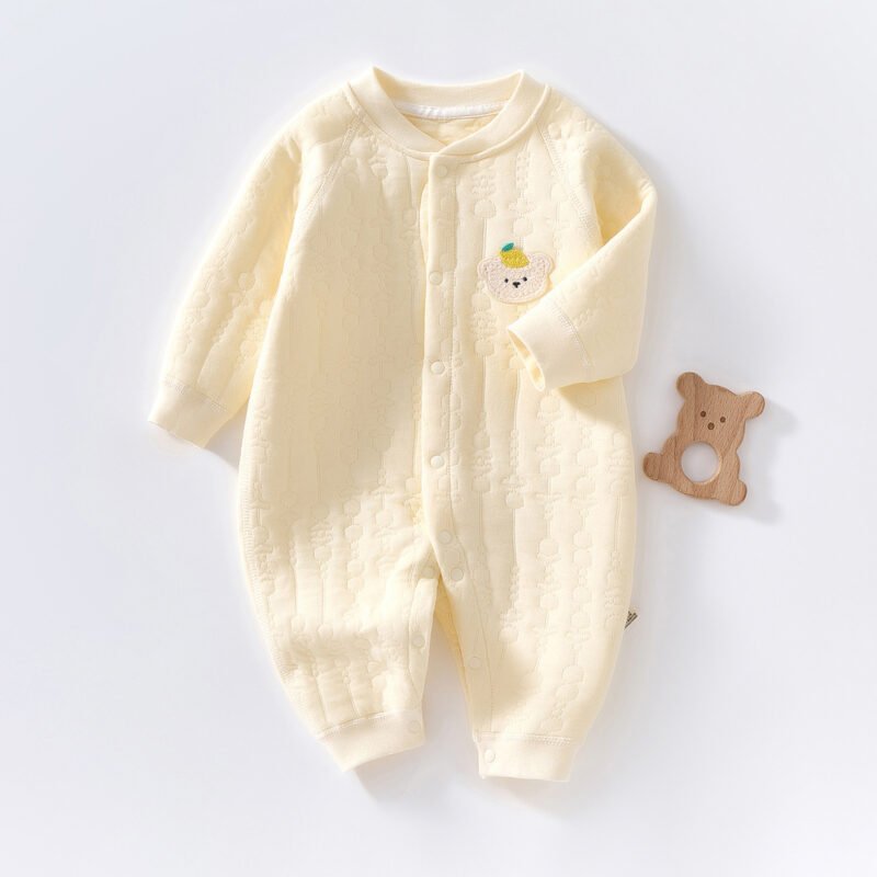 Baby Jumpsuit – Autumn & Winter Quilted Clothes for Warmth and Comfort