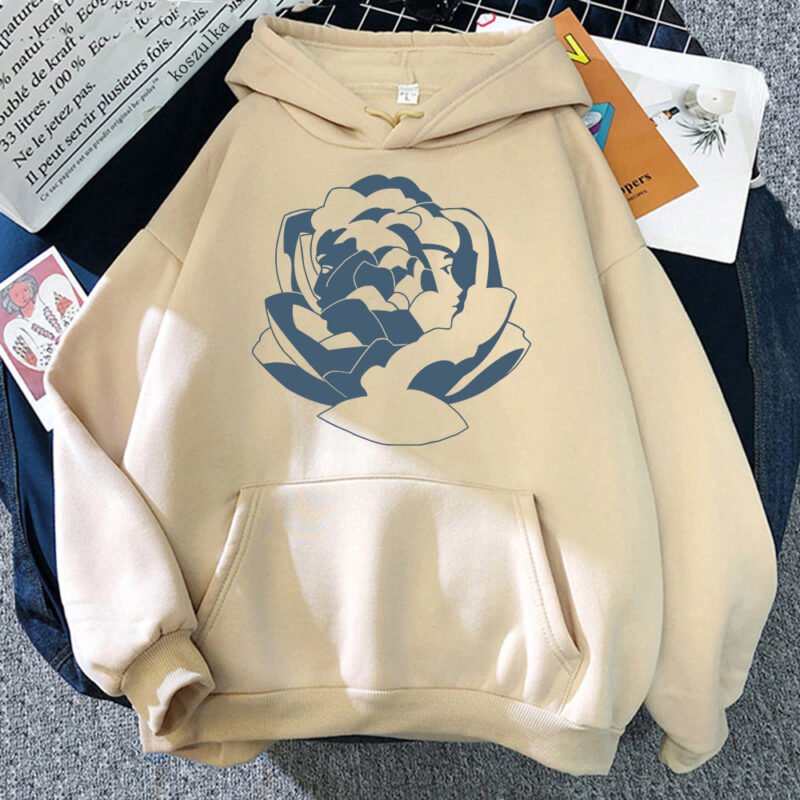 Fashionable Casual Polyester Hoodie Sweater for Women - Comfortable & Stylish