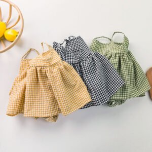 Baby Plaid Gown – Cute & Comfortable Plaid Dress