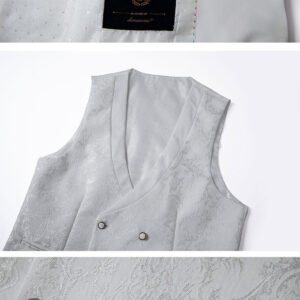 Men's Jacquard Suit - Elegant Wedding Dress Suit for Grooms & Formal Events