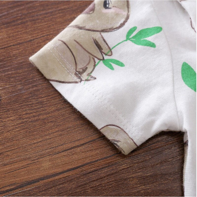 Short Sleeve Cartoon Jumpsuit – Fun & Comfortable Children's Clothing