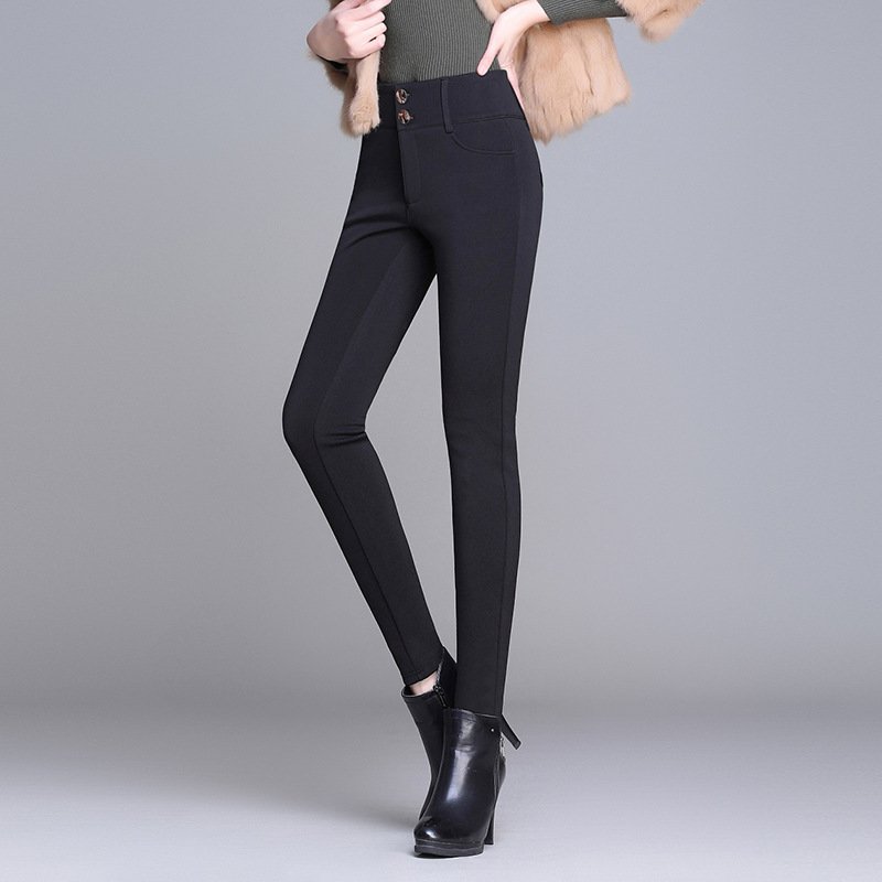 Fall Thin Autumn and Winter Plus Velvet Thick Trousers – Warm, Stylish & Comfortable