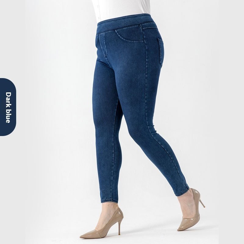 New Plus Size High Waist Stretch Pants for Women | Slimming & Hip Raise Casual Trousers