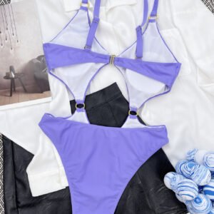 One Piece Swimsuit Solid Bikini – Classic, Chic Beachwear