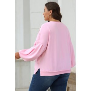 New Loose Crew Neck Pullover Sweatshirt for Women - Comfortable & Stylish