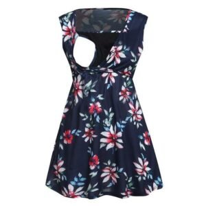 Pregnant Women Floral Printed Vest Maternity - Stylish & Comfortable Pregnancy Wear