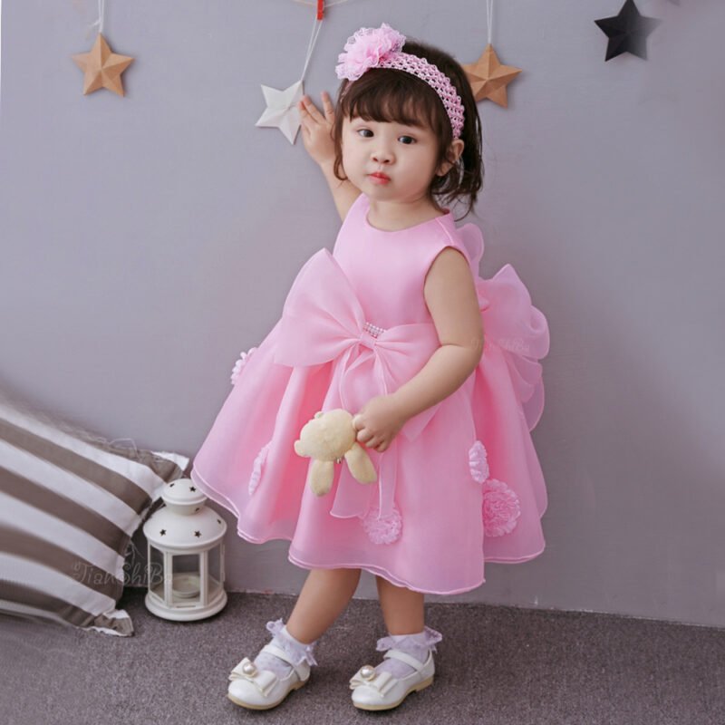 Spring & Summer Princess Dress for Girls – Elegant & Stylish Dress for Special Occasions