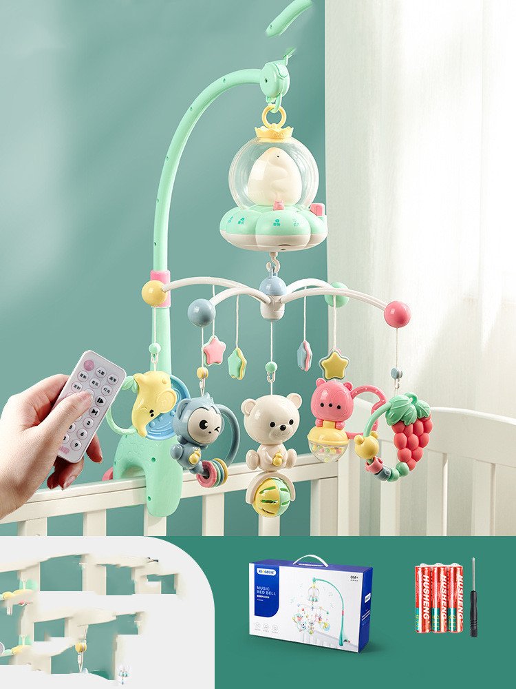 Baby Toy Bedside Comfort - Rotating Hanging Bed Bell for Soothing Nursery Sound