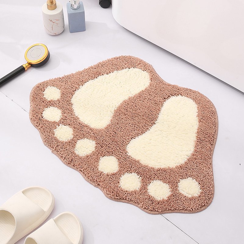 Home Bathroom Anti-Slip Absorbent Foot Mats – Non-Slip, Quick Dry Bath Rug