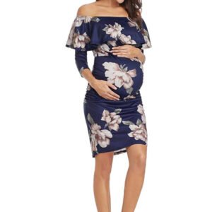 Printed Maternity Dress - Stylish & Comfortable Pregnancy Wear