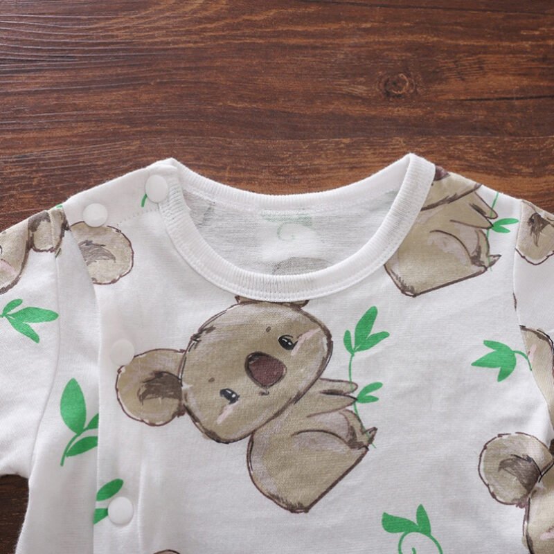 Short Sleeve Cartoon Jumpsuit – Fun & Comfortable Children's Clothing