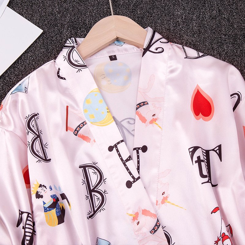 Sexy Printed Nightgown - Elegant & Comfortable Sleepwear