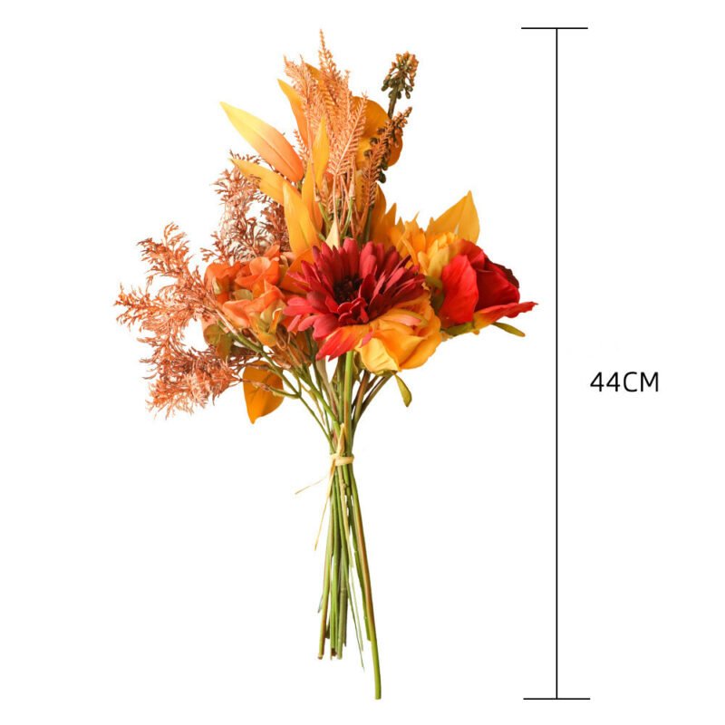 Autumn Color Bouquets of Green Plants – Wholesale Artificial Flowers for Home and Event Decor