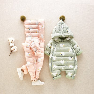 Baby Winter White Down Jacket – Warm & Cozy Down Coat for Infants