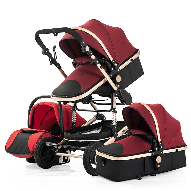 Travel Baby Stroller - Luxury 3-in-1 Stroller for Infants