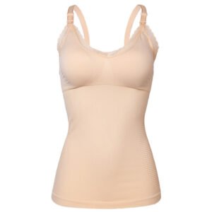 Long Strap Lace Maternity Breastfeeding Vest - Wire-Free Bra for Comfortable Nursing