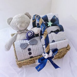 Newborn Boy Baby Clothes Set Gift Box – Soft & Adorable Clothing Bundle
