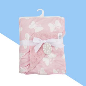 Babies Woolen Blanket - Double-Layer Super Soft Plush Blanket for Cozy Comfort