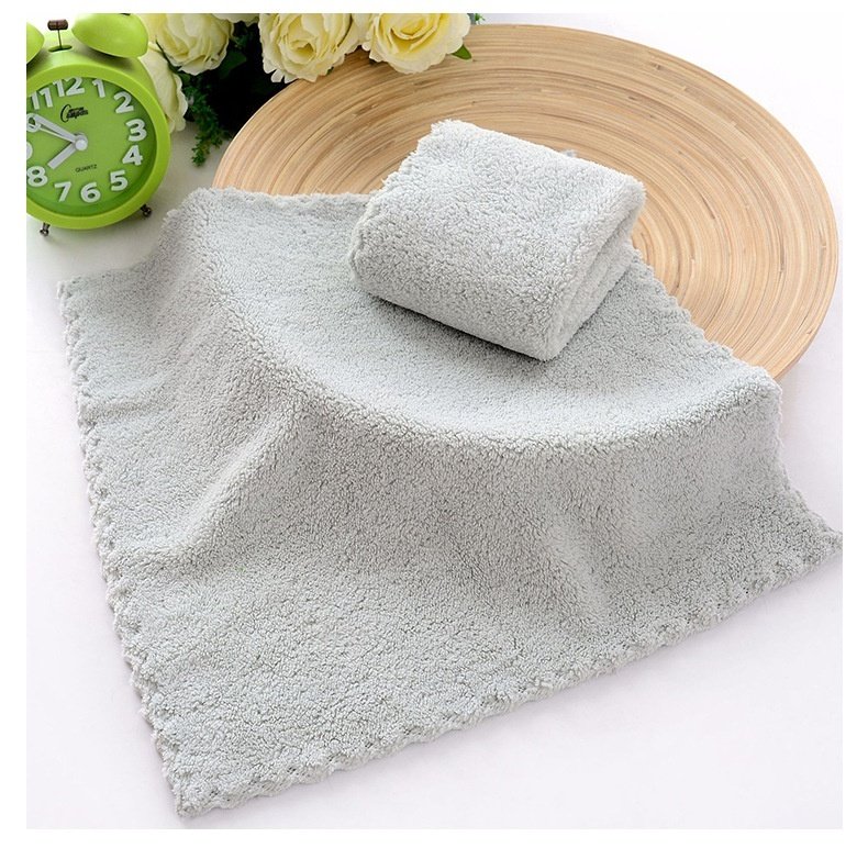 Coral Fleece Child Washing Face Small Towel – Soft & Absorbent Towel for Kids