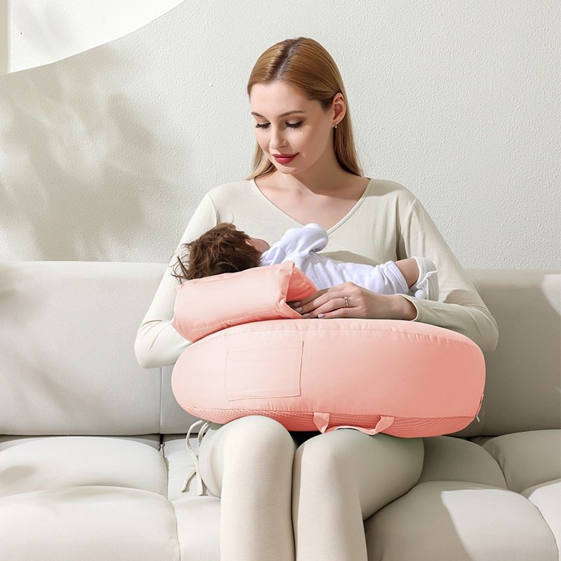 Nursing Pillow with Waist Support – Comfortable Feeding Pillow for Moms & Babies