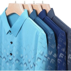 Men's Business Casual Short Sleeve Polo Shirt – Stylish & Comfortable