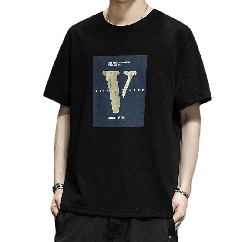 Men's Cotton Short Sleeve T-shirt - Comfortable Summer Essential