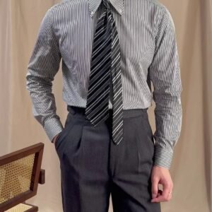 Cotton Business Casual Long Sleeve Shirt – Comfortable & Professional