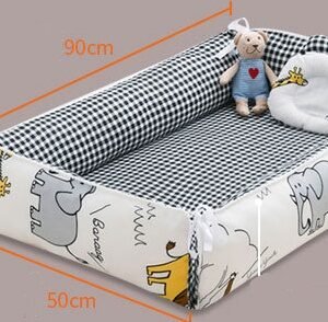 Baby Bed Bionic Nursing Bed - Removable & Washable for Comfort and Cleanliness