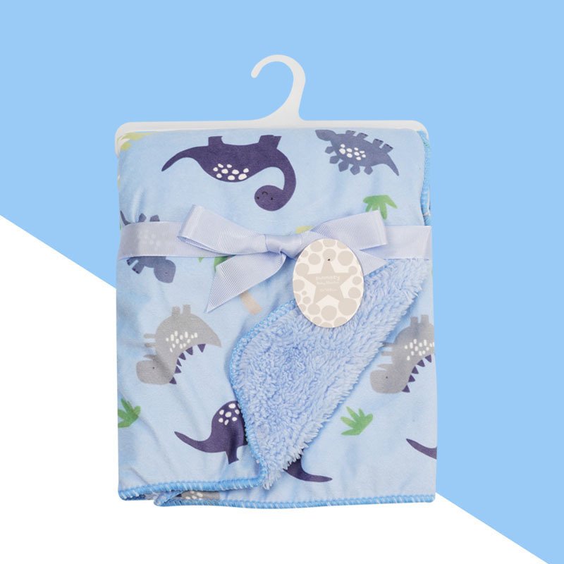 Babies Woolen Blanket - Double-Layer Super Soft Plush Blanket for Cozy Comfort