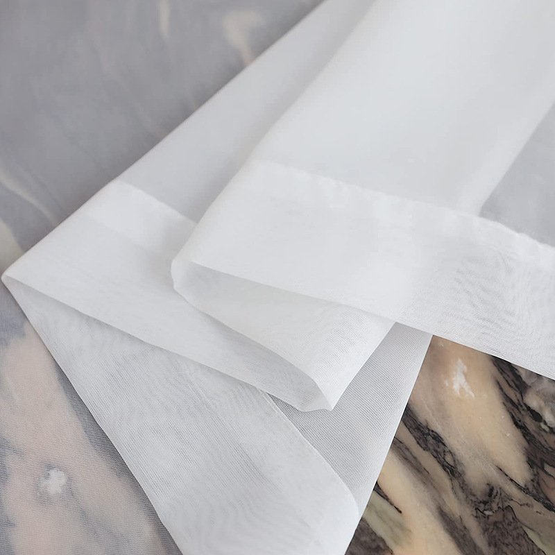 Modern Simple Thickened Solid Thin Window Gauze – Elegant & Light Filtering Curtains