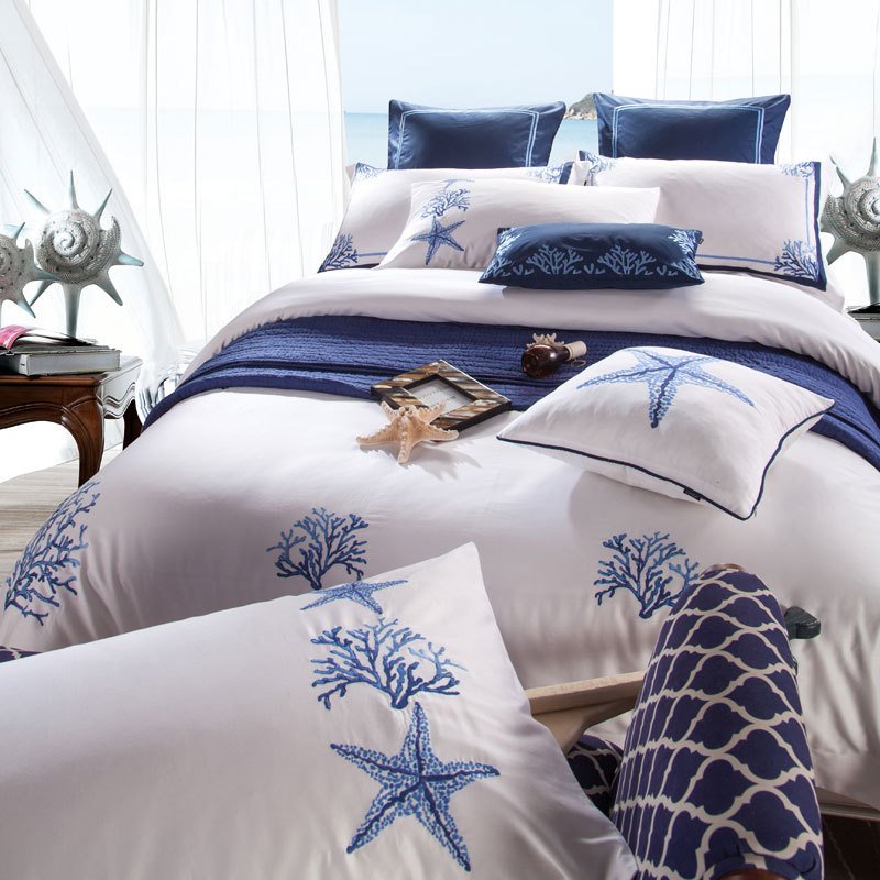Simple Nordic Style Four-Piece Bedding Set – Solid Color Quilt Cover & Sheet Set