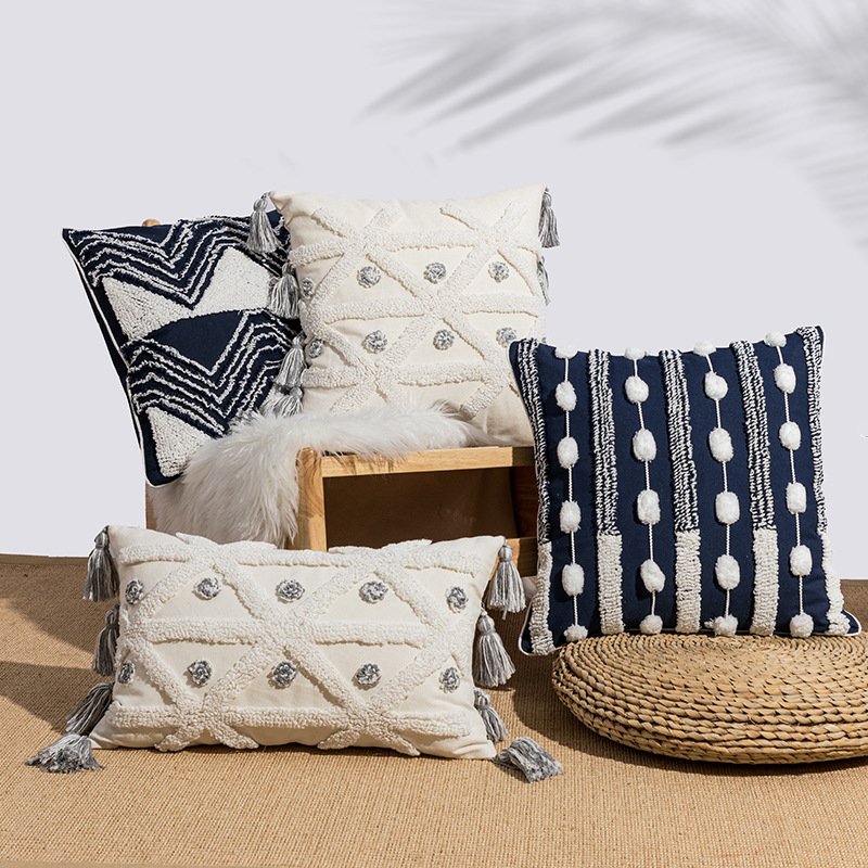 Bohemian Pillow Ins Style – Simple Nordic Tufted Pillowcase