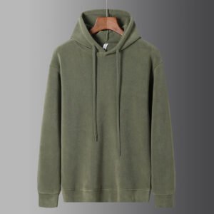 Hooded Sweater – Solid Color for Autumn and Winter, Stylish & Cozy