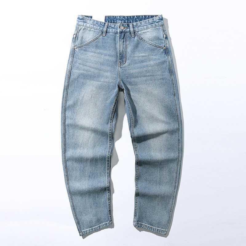 Men's Casual Trend Baggy Straight Trousers – Comfortable & Stylish Everyday Wear