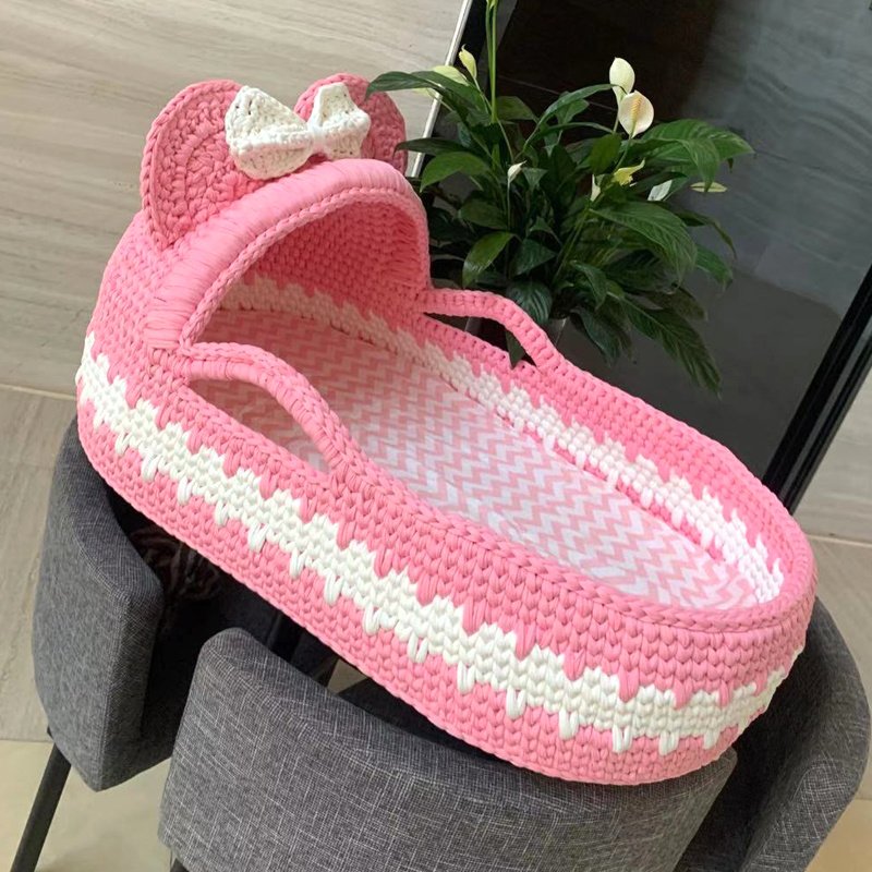 Baby Bed Woven Material - Finished Product Package for Nursery Comfort