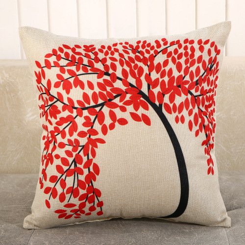 Fabric Decoration Supplies – Linen Printed Pillows for Car, Bedside, and Couch