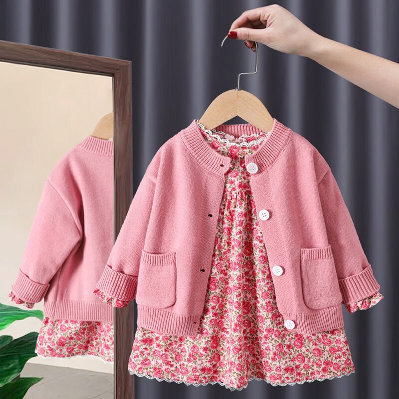 Girls Trendy Floral Outfit Dress – Stylish & Comfortable Dress for Every Occasion