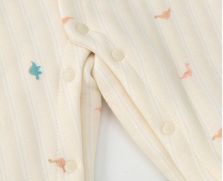 Baby Onesie - Autumn Grain Bear Long Sleeves, Three-Layer Warm Outfit