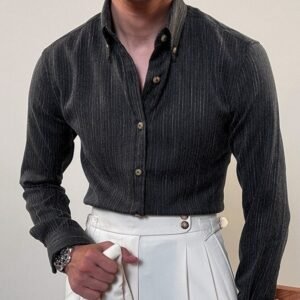 Classic Long Sleeve Shirt for Men – Versatile & Comfortable
