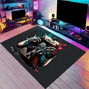 Bedside Blanket Covered with Decorative Floor Mats – Cozy & Stylish Bedroom Decor