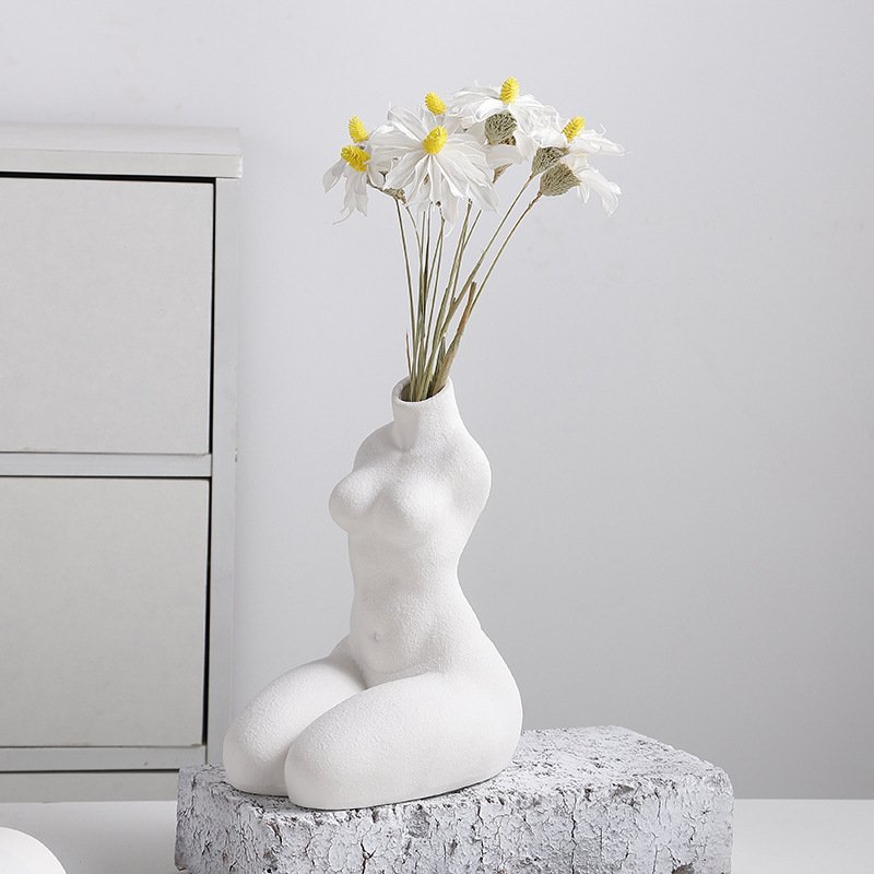 Body Shape Ceramic Decoration – Nordic Creative Vase for Stylish InteriorsBody Shape Vase, Ceramic Decorative Vase, Nordic Creative Vase, Artistic Ceramic Vase, Modern Body Shape Vase, Nordic Home Decor, Unique Ceramic Vase, Creative Home Decoration, Decorative Nordic Vase, Stylish Body Shape Decor