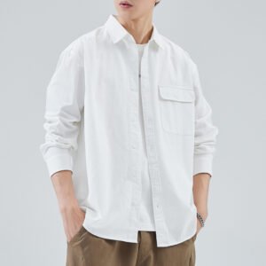 Men's Cotton High-Grade Loose Casual Shirt – Comfortable & Stylish