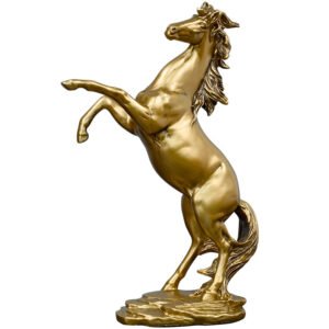 Light Luxury Horse Decoration – All Copper New Home Gifts & Living Room Decor